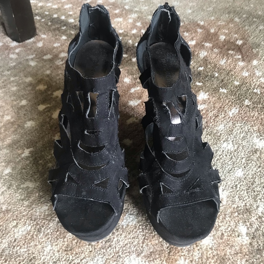 Madden Girl Suede Wedges